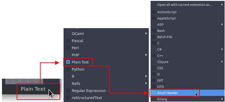 Change highlight syntax