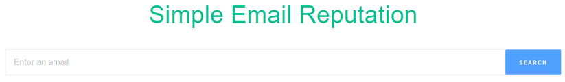 Email reputation check